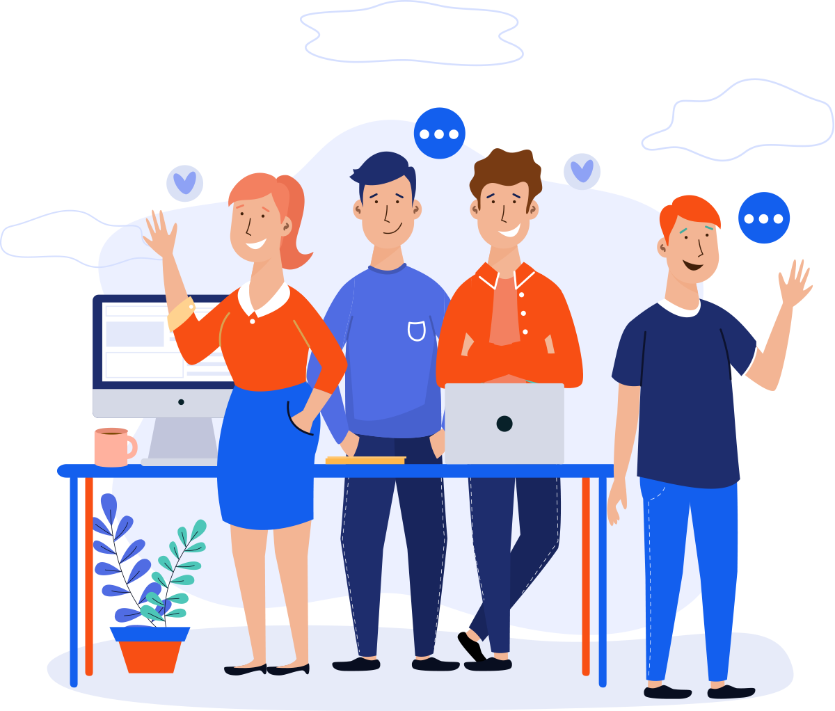 Graphic of your offshore development team